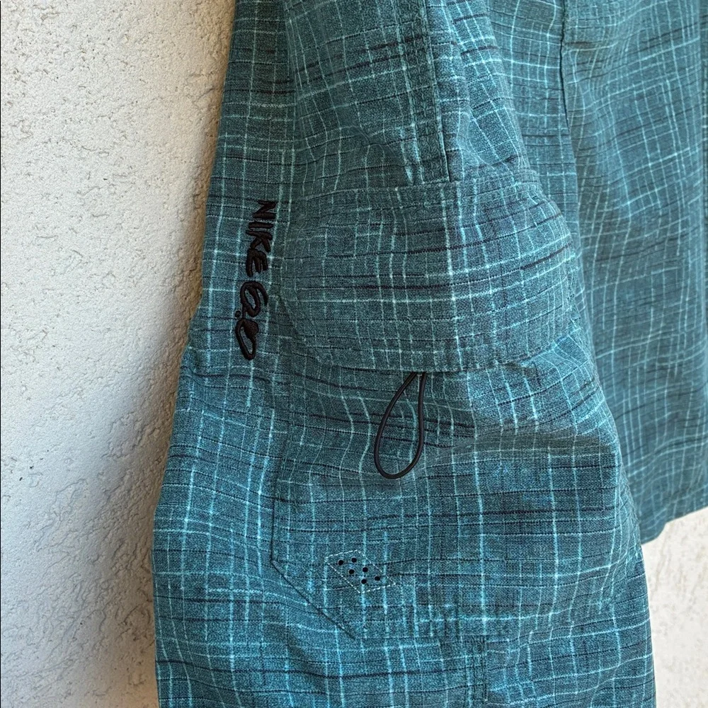 Nike 6.0  green black plaid  Swim or quick dry shorts for water sports